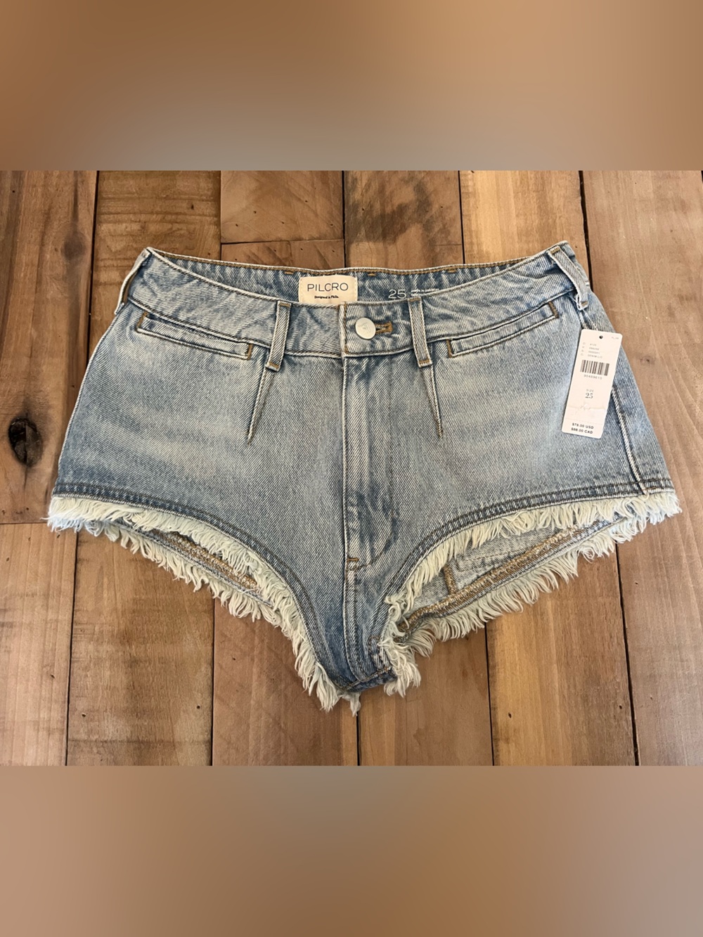 Anthropologie Pilcro Denim Shorts Size 25 NWT